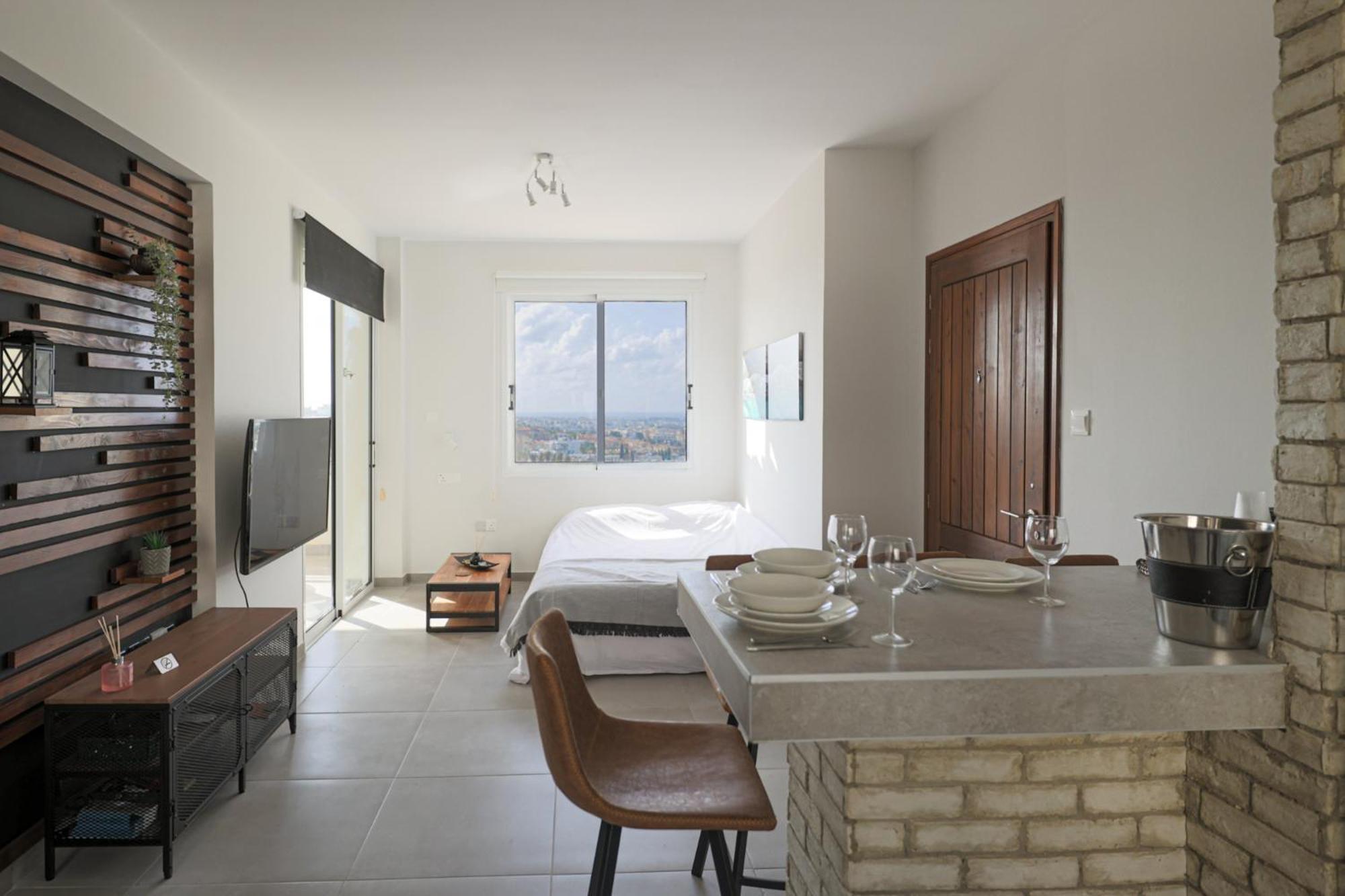 Eden Blue-Horizon 1B, Paphos, Sea View, Pool Apartment Konia Luaran gambar