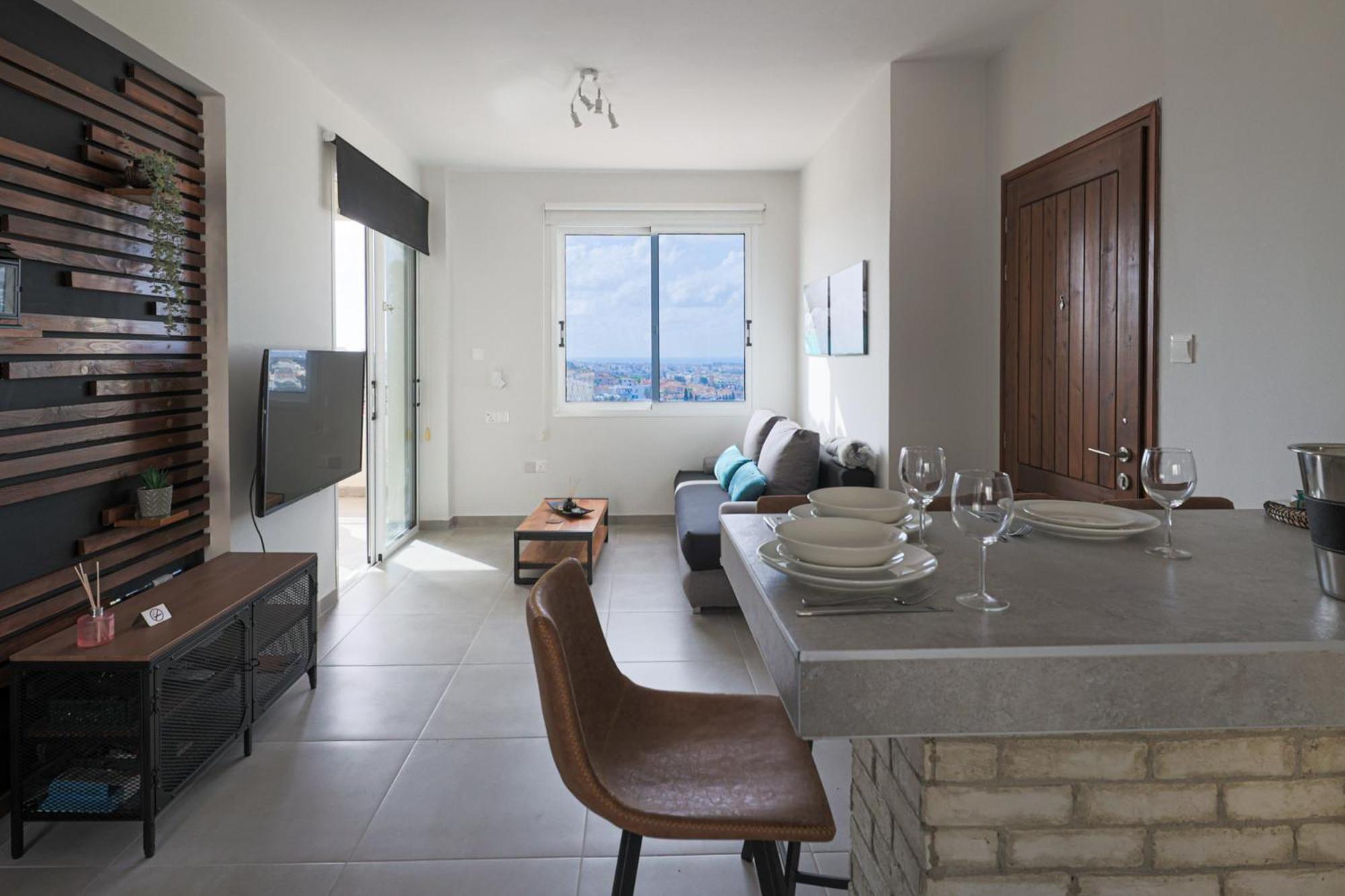 Eden Blue-Horizon 1B, Paphos, Sea View, Pool Apartment Konia Luaran gambar