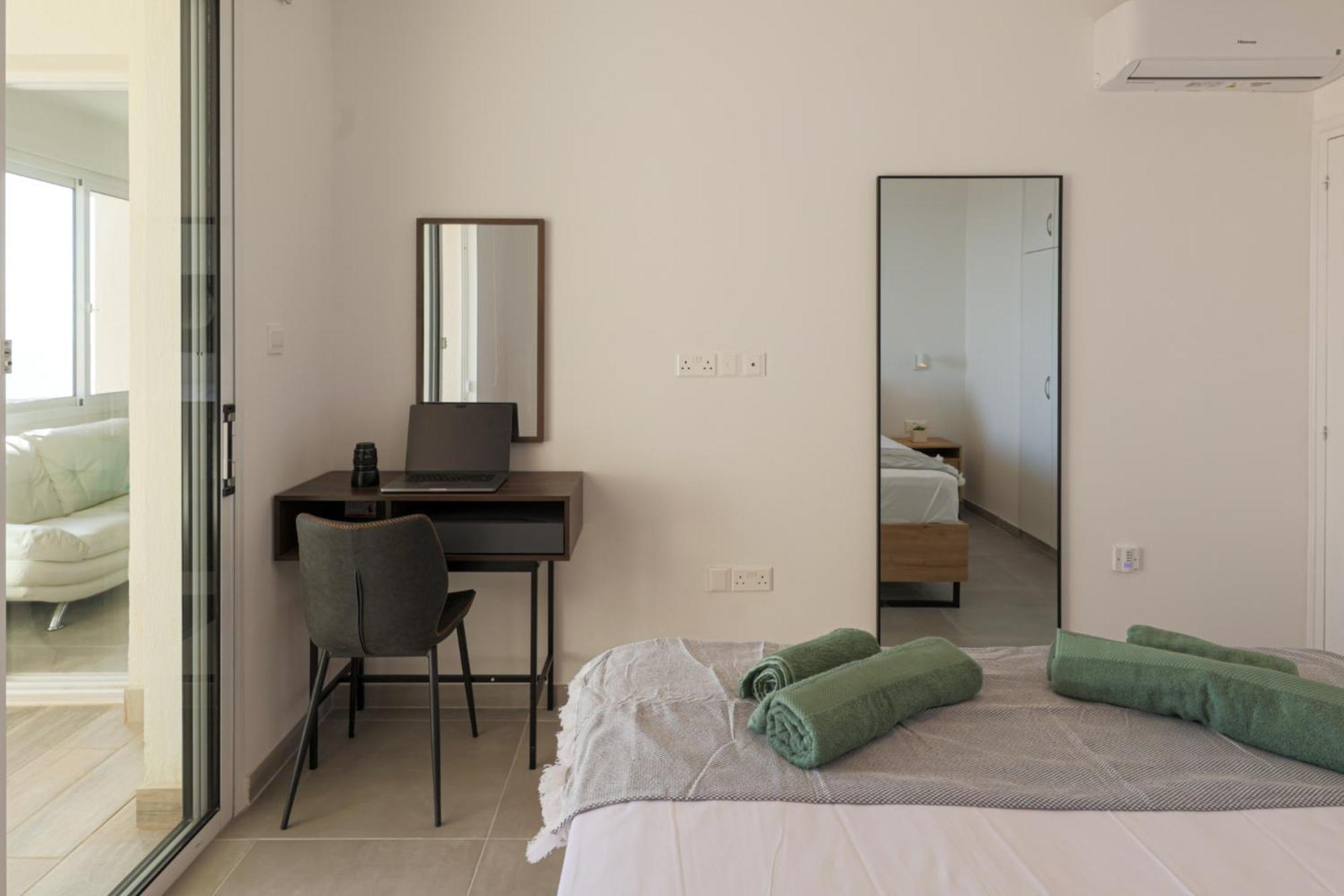 Eden Blue-Horizon 1B, Paphos, Sea View, Pool Apartment Konia Luaran gambar
