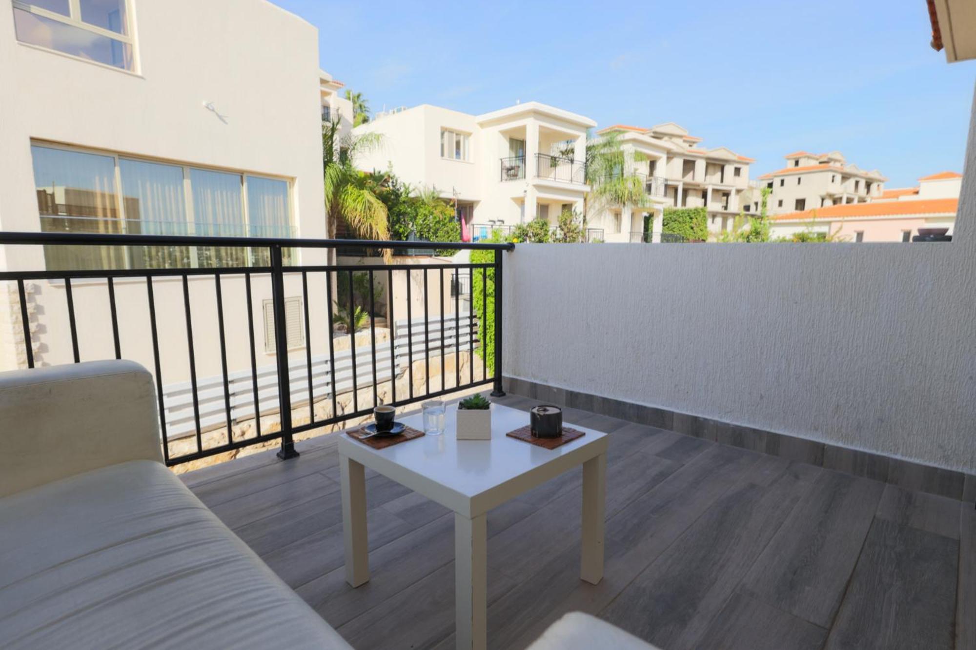 Eden Blue-Horizon 1B, Paphos, Sea View, Pool Apartment Konia Luaran gambar