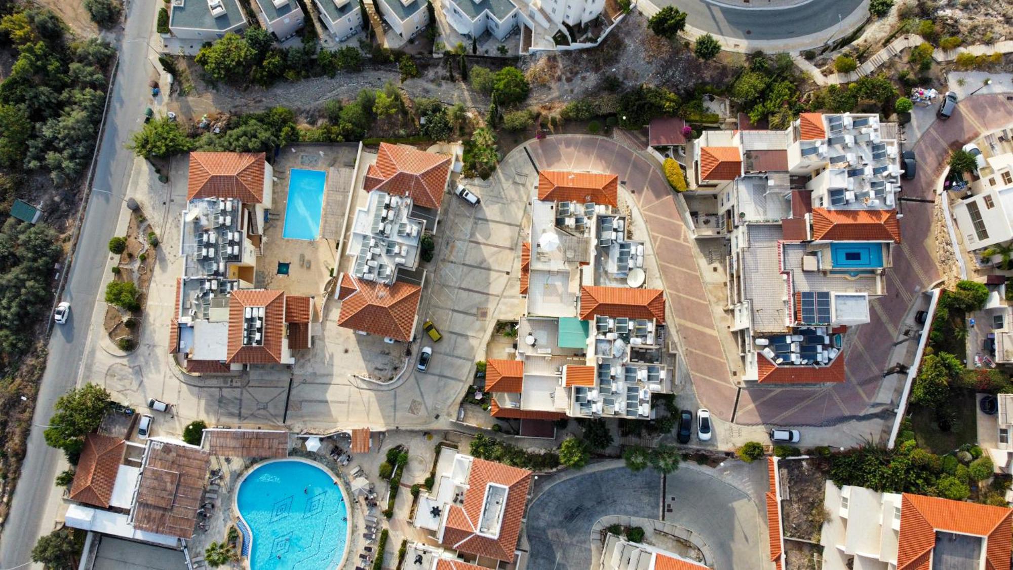 Eden Blue-Horizon 1B, Paphos, Sea View, Pool Apartment Konia Luaran gambar